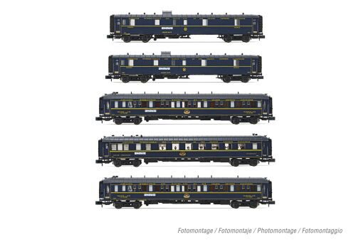 Arnold HN4465 CIWL 5 Wagen Orient-Express 2x D  1x WR  2x WL  140 jähriges Jubiläum Ep.. II